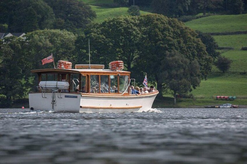 Coniston Water Wild Cat Island Cruise Yellow Route 3