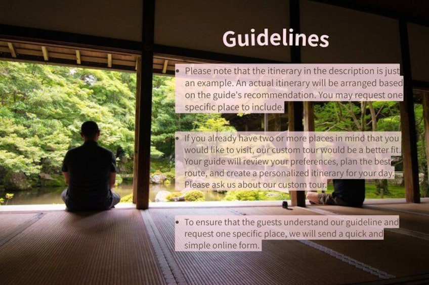 Private car tour Let's uncover secrets of majestic Kyoto history 2