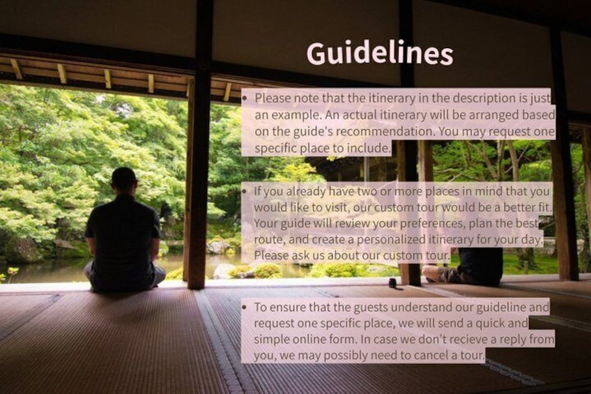 Private car tour Let's uncover secrets of majestic Kyoto history 2