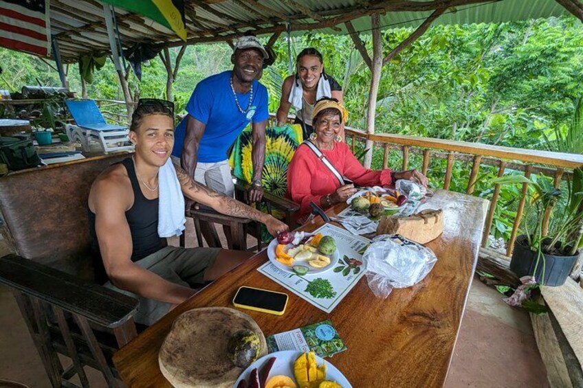 British Jamaicans enjoying a special birthday at the farm 1