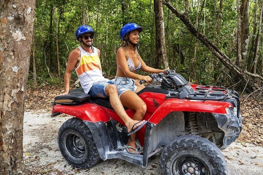 ATV Adventure to Mayan Jade Cavern plus Snorkeling and Lunch 2