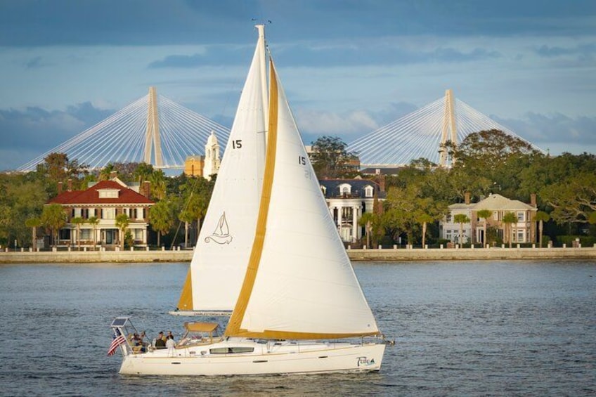 Private Morning Sail, Dolphin and History Tour on Mystique 2