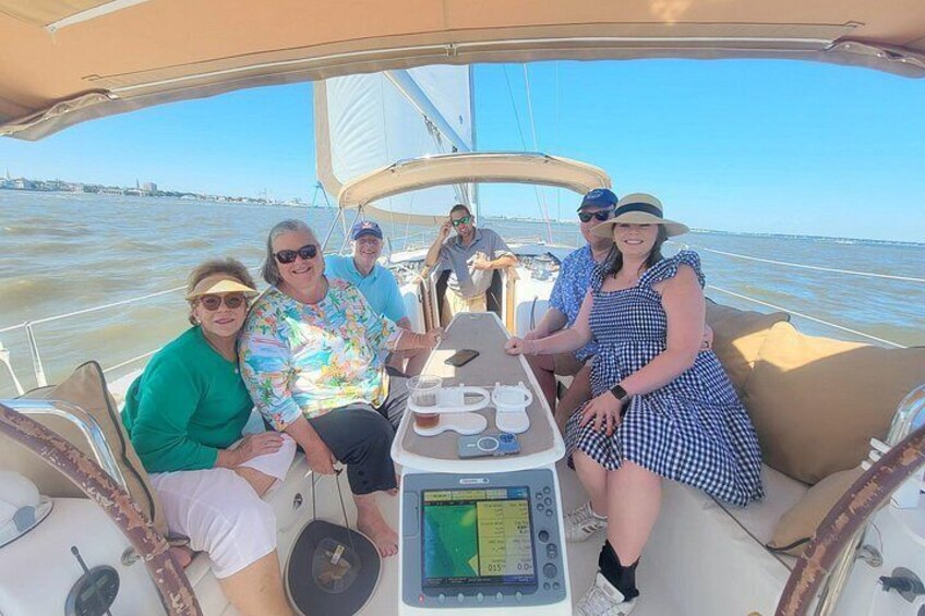 Private Morning Sail, Dolphin and History Tour on Mystique 5