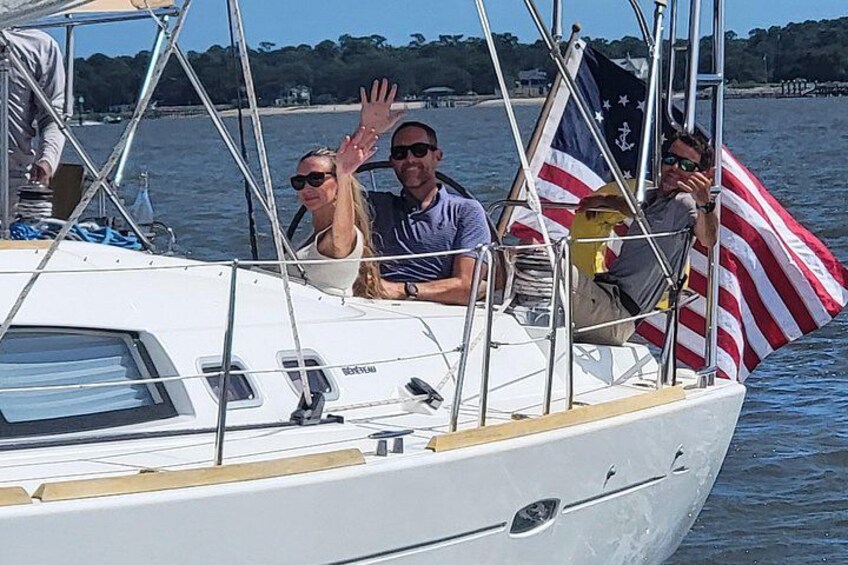 Private Morning Sail, Dolphin and History Tour on Mystique 2