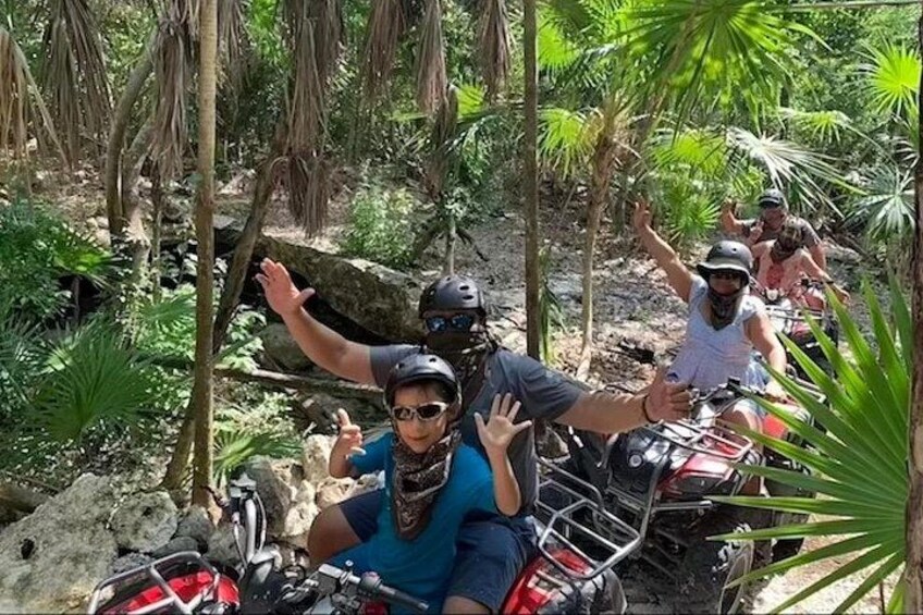 Full Day Private ATV Tour to Tequilera and Mayan Caves 1
