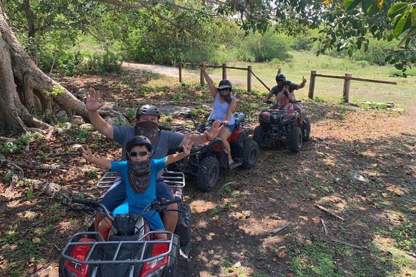 Full Day Private ATV Tour to Tequilera and Mayan Caves 2