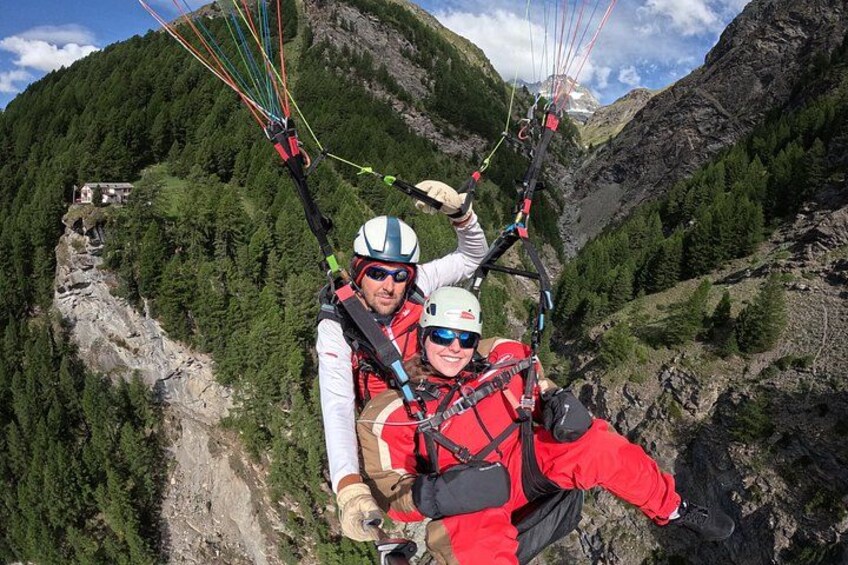 Panoramic Paragliding Flight in Zermatt Matterhorn (15-20min) 5