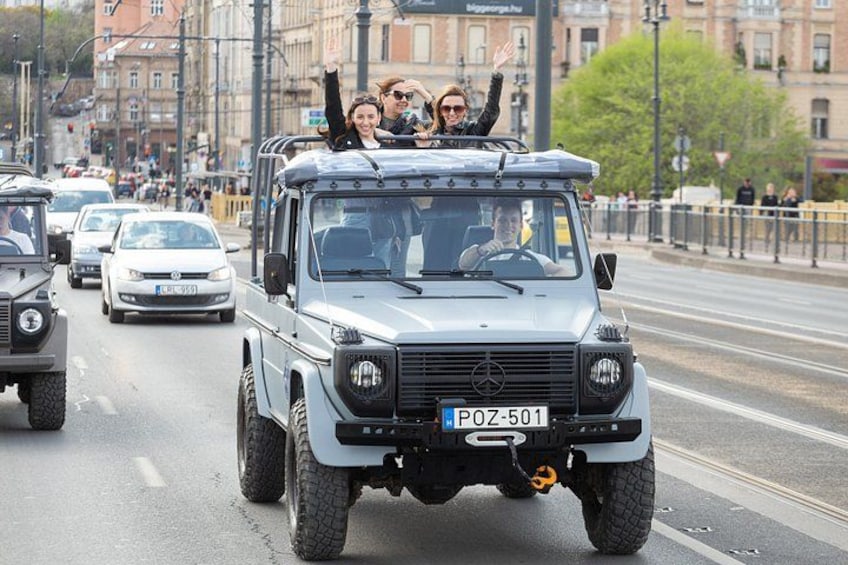 Private Budapest City tour with Classic Russian Jeep or G-Wagon! 2