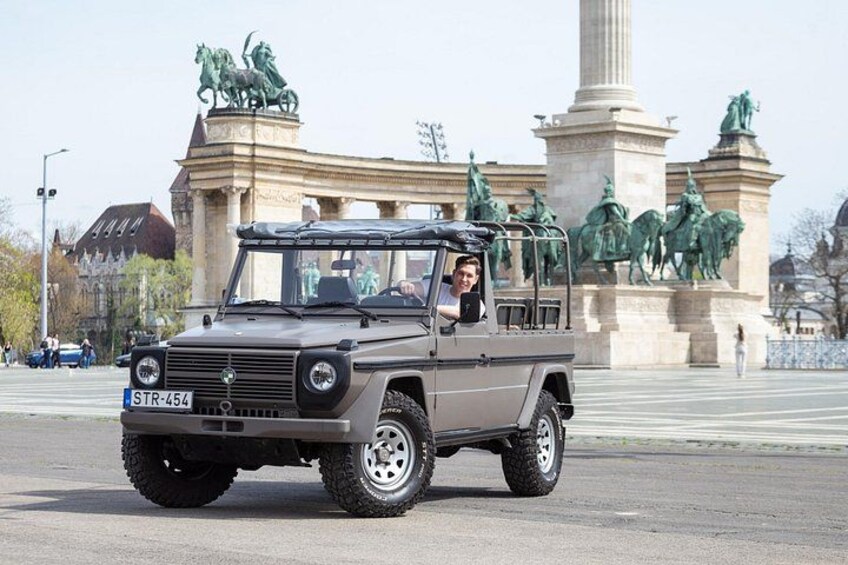 Private Budapest City tour with Classic Russian Jeep or G-Wagon! 2