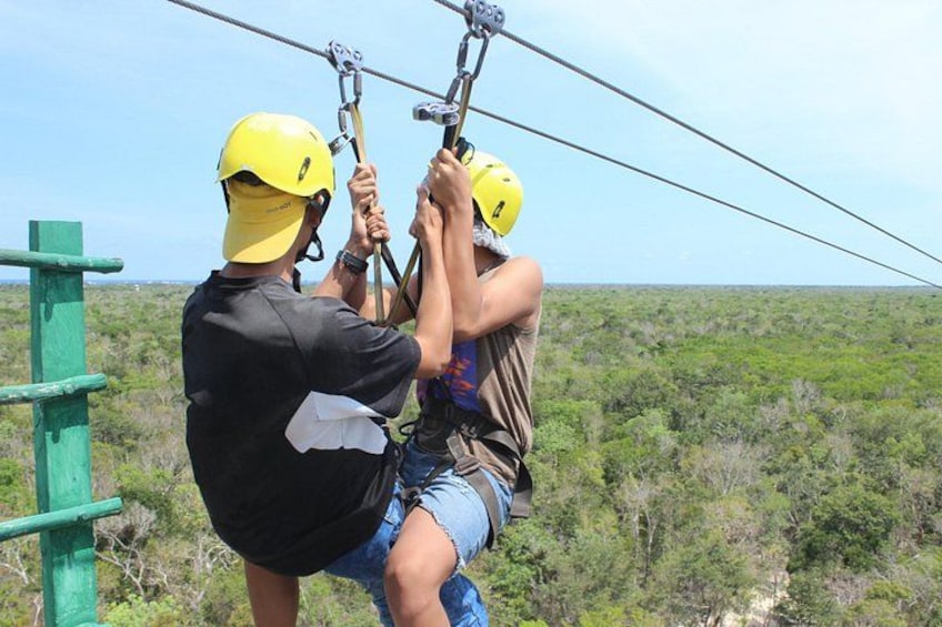 Tulum's Thrilling Jungle: ATV, Zip Lines, Cenote & More! 1