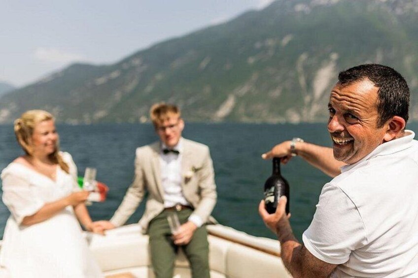 Lake Garda Tour aboard a Venetian Taxiboat 3