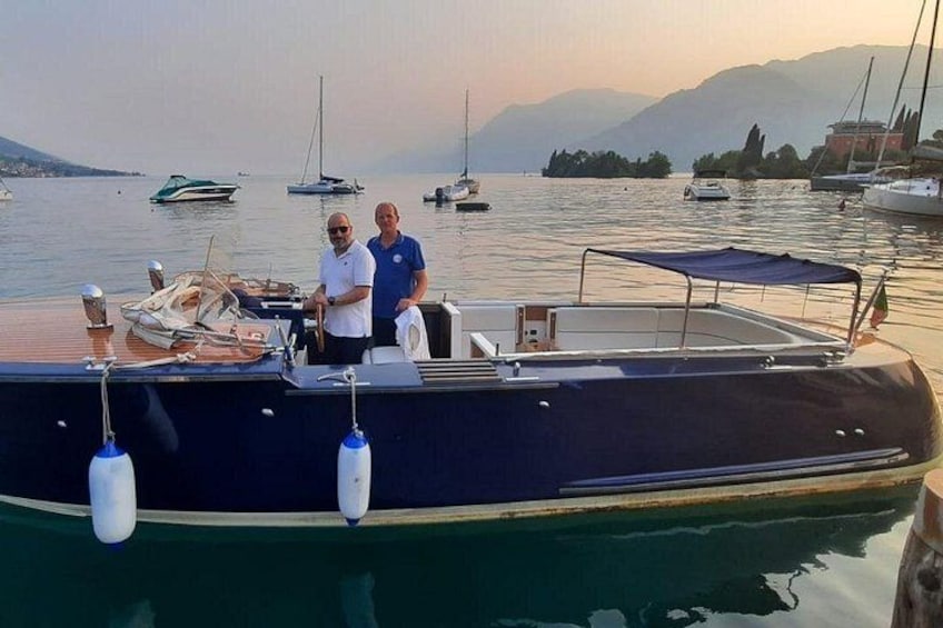 Lake Garda Tour aboard a Venetian Taxiboat 1