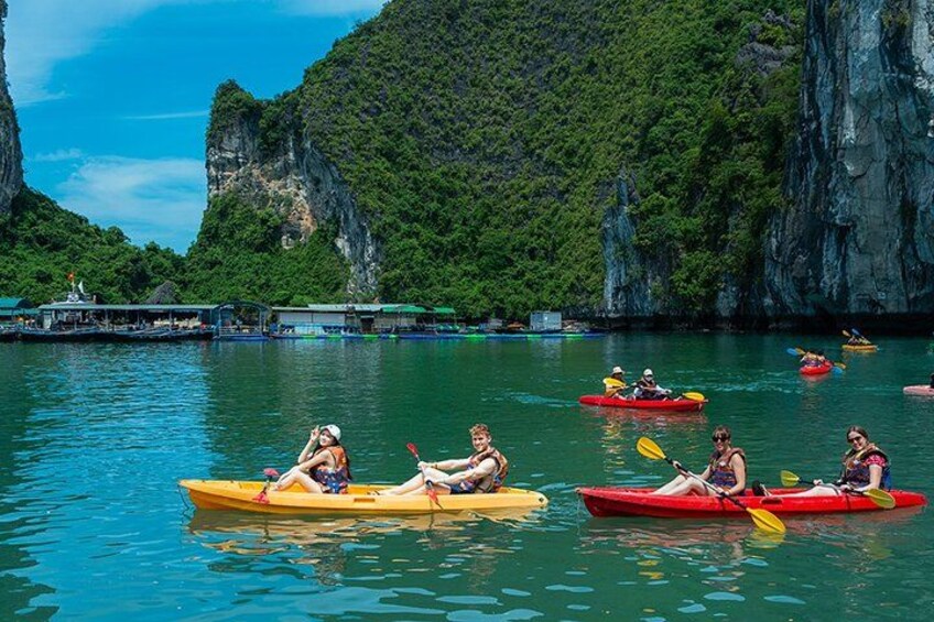 Halong Bay 2 Days Cruise Trip: Meals, Kayak, Caves, Limousine Bus 2