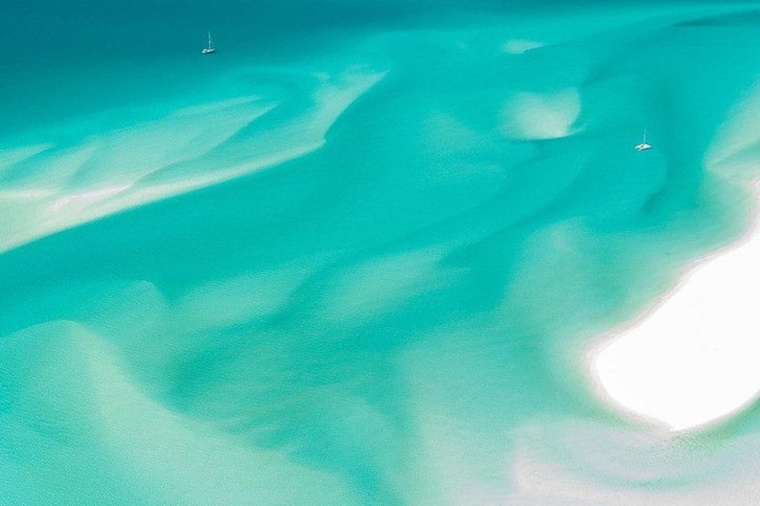 Whitehaven From Above - ~30 minute Whitsunday Helicopter Tour 3