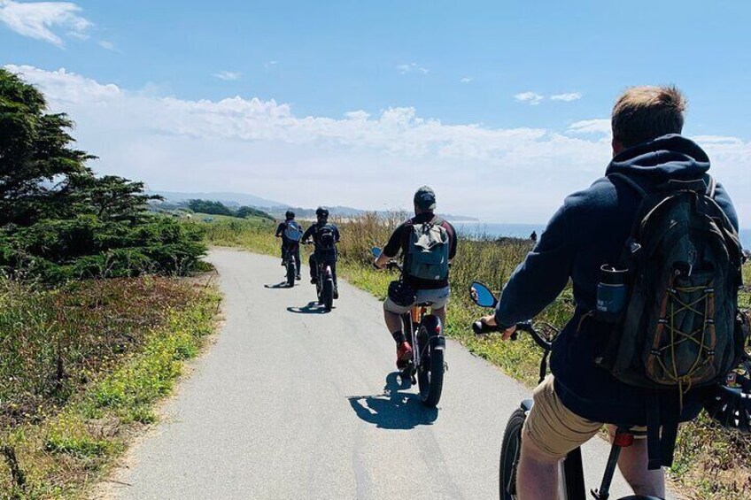 Experience Riding through the scenic coast on our guided ebike tour.