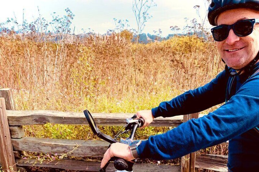 All smiles on our guided ebike tour.