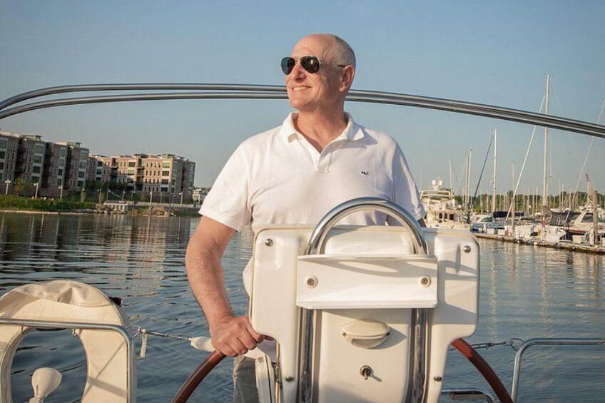 Capt Steve at the helm 4