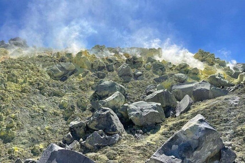 Half-Day Private Tour in Sierra Negra Volcano's Sulfur fumaroles 4