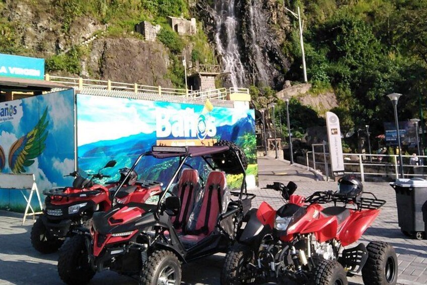 Waterfalls Route & Pailon del Diablo ATV Tour 3 - Hour in Bathrooms 5