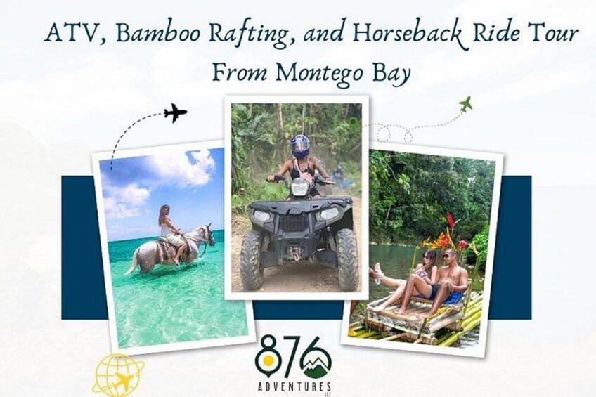 ATV, Bamboo Rafting, and Horseback Ride Tour From Montego Bay 1