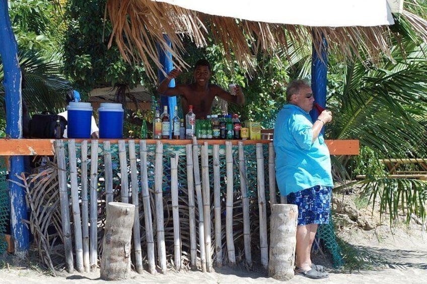 Leeward Bar on the beach 2