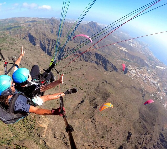Costa Adeje: Tandem Paragliding Flight with Hotel Pickup 1