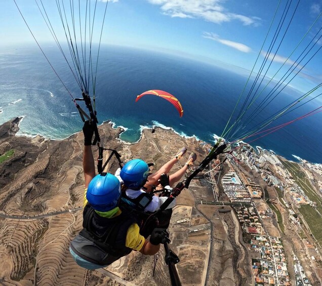 Picture 16 for Activity Costa Adeje: Tandem Paragliding Flight with Hotel Pickup 3