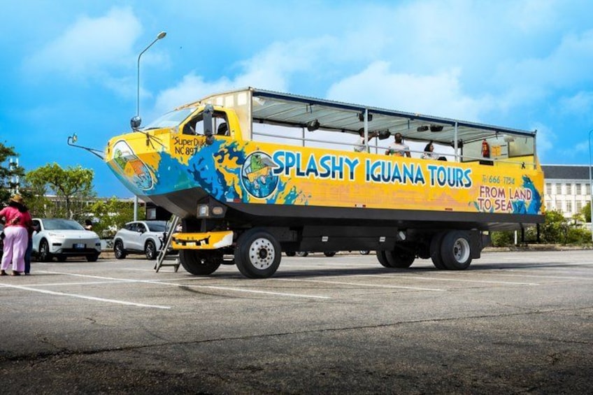 Bus That Drives Into the Sea Unique Curaçao Amphibious Tour 2