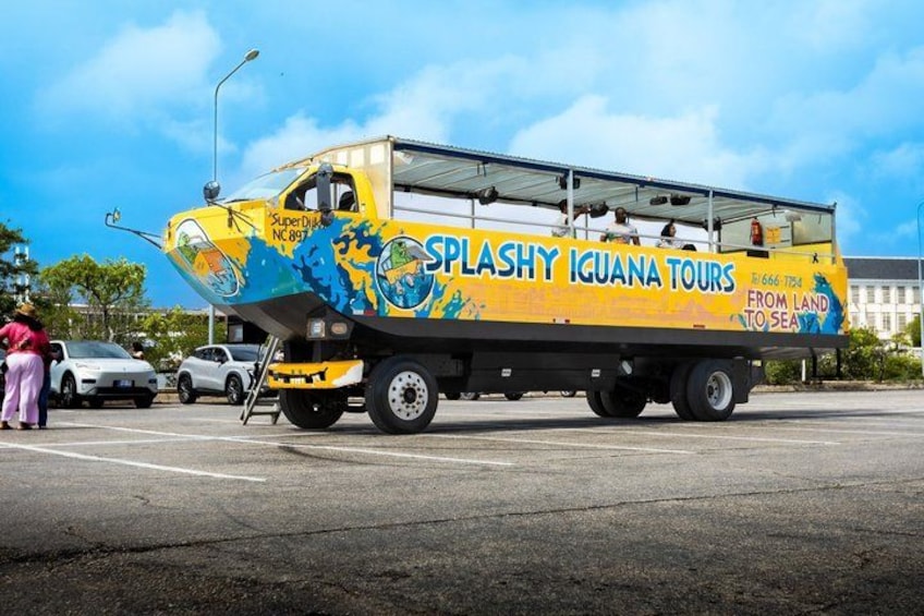 Bus That Drives Into the Ocean Unique Curaçao Amphibious Tour 2