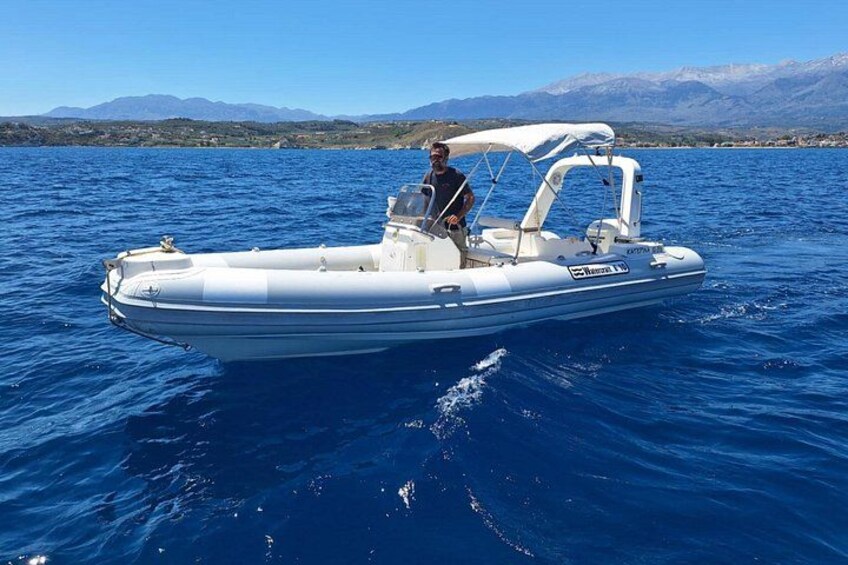 Chania Private Boat trip with or without Skipper 1