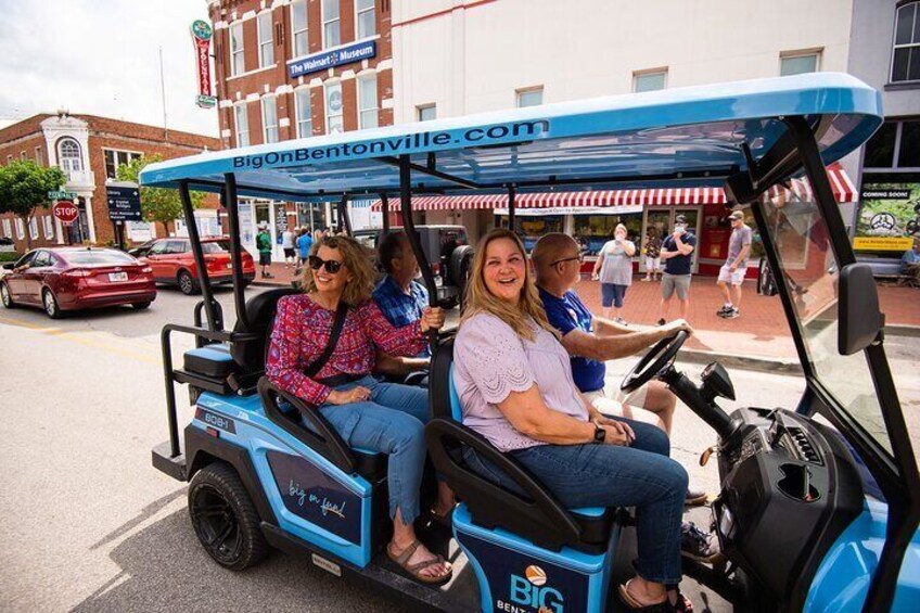 Private Golf Cart Tour of Bentonville