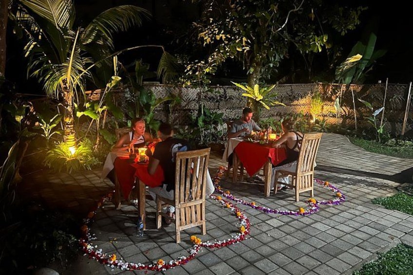 Evening Cooking Class with Romantic Dinner in Ubud 1
