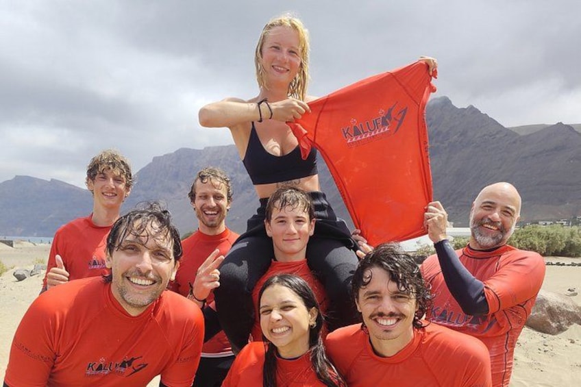 Kalufa Surf School in Caleta de Famara, Lanzarote 2