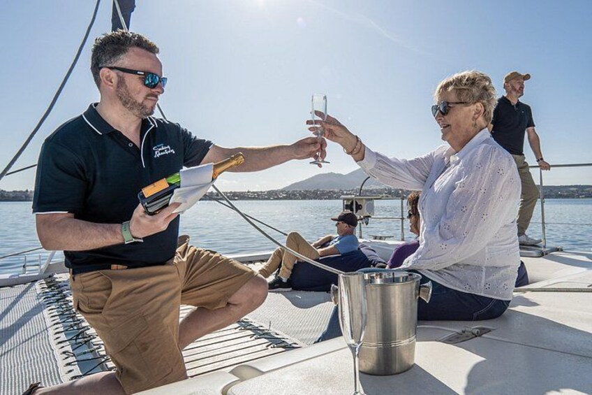 Luxury Sailing - Māori Rock Carvings - Taupo Sailing Adventures 2
