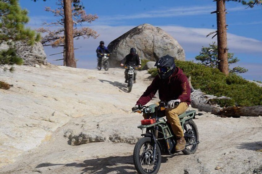 Electric dirt biking with Tahoe Outdoor Adventures in the winter! 3