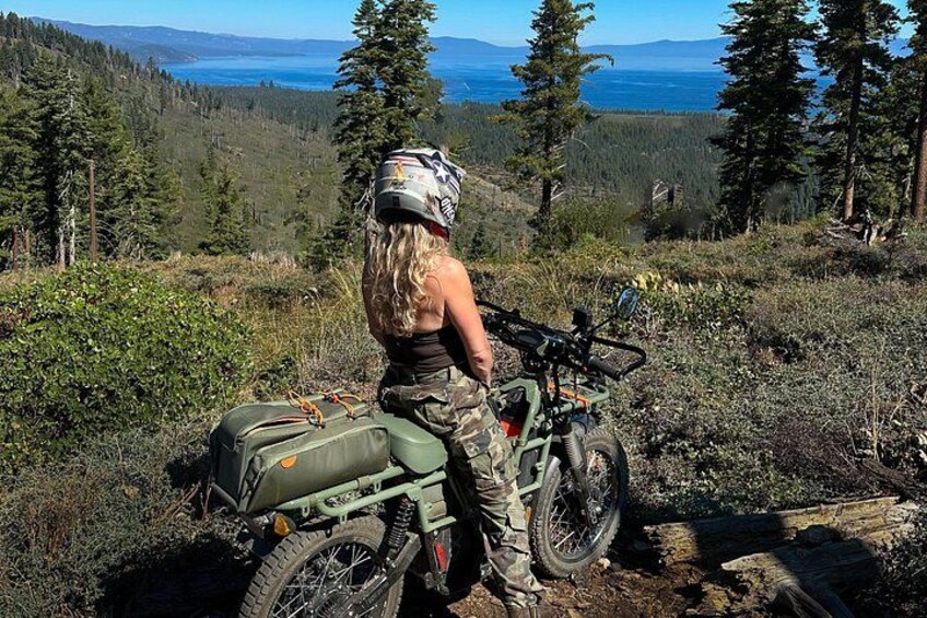Tahoe Outdoor Adventures Scenic electric dirtbike tour in South Lake Tahoe 3