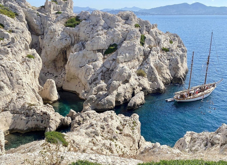 Picture 5 for Activity Marseille: Calanques Boat Tour with Swimming, Buffet & Wine 5