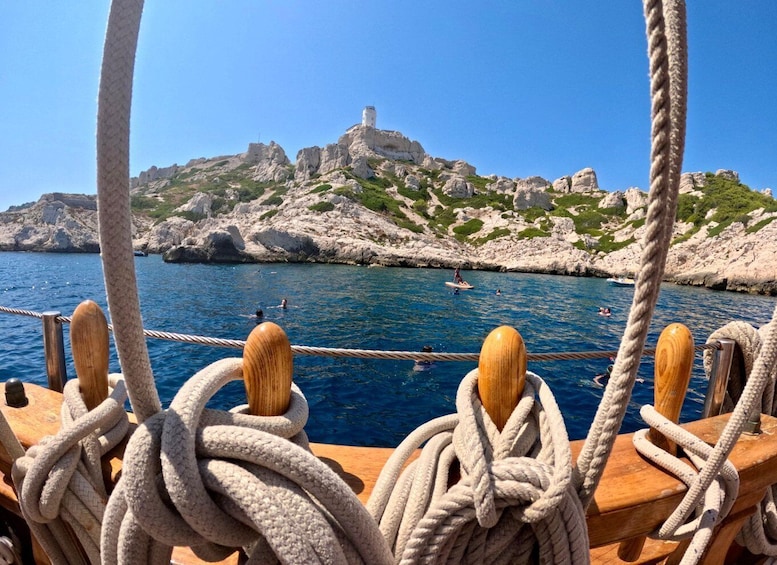 Picture 4 for Activity Marseille: Calanques Boat Tour with Swimming, Buffet & Wine 2