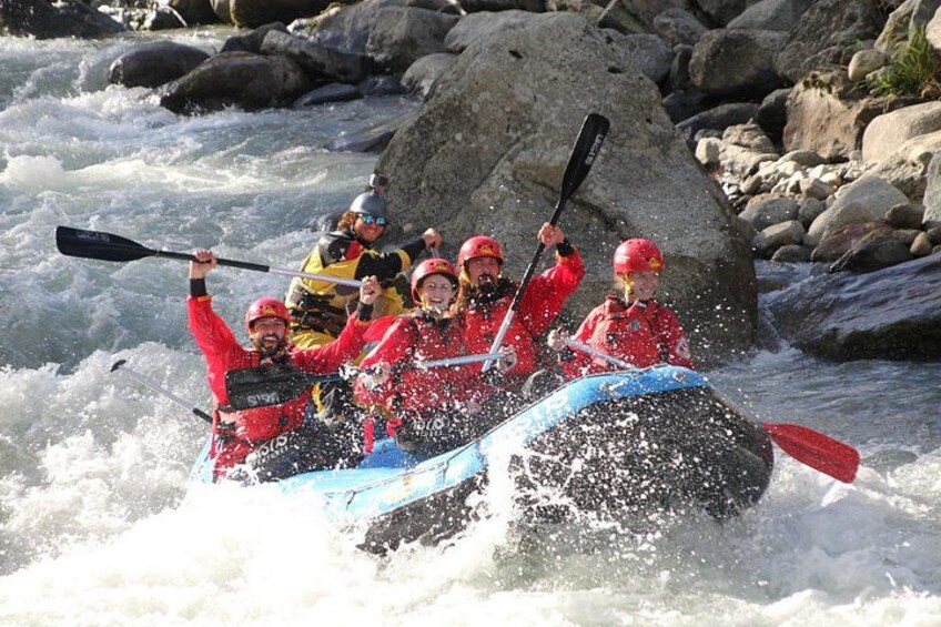 Rafting power on the river Noce in Val di Sole Trentino 3