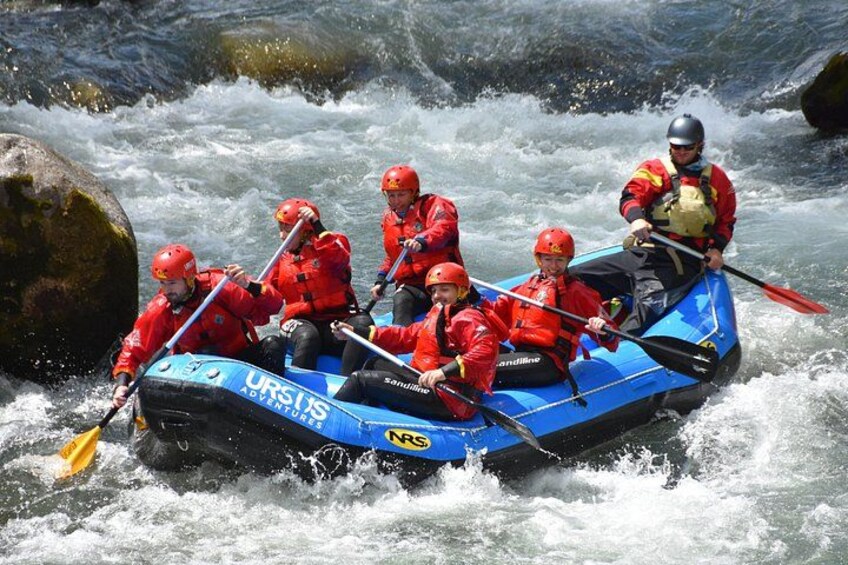 Rafting power on the river Noce in Val di Sole Trentino 4