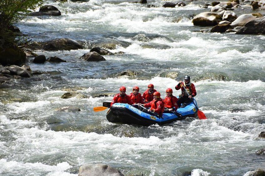 Rafting power on the river Noce in Val di Sole Trentino 5