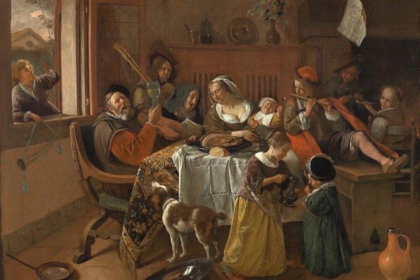 "The Merry Family" by Jan Havicksz.
Steen 4