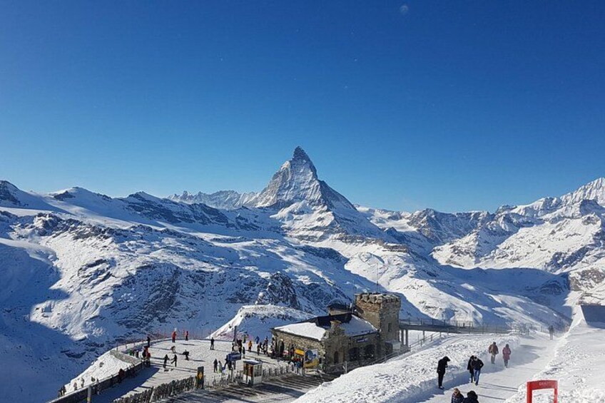 Winter view from Gornergrat 2