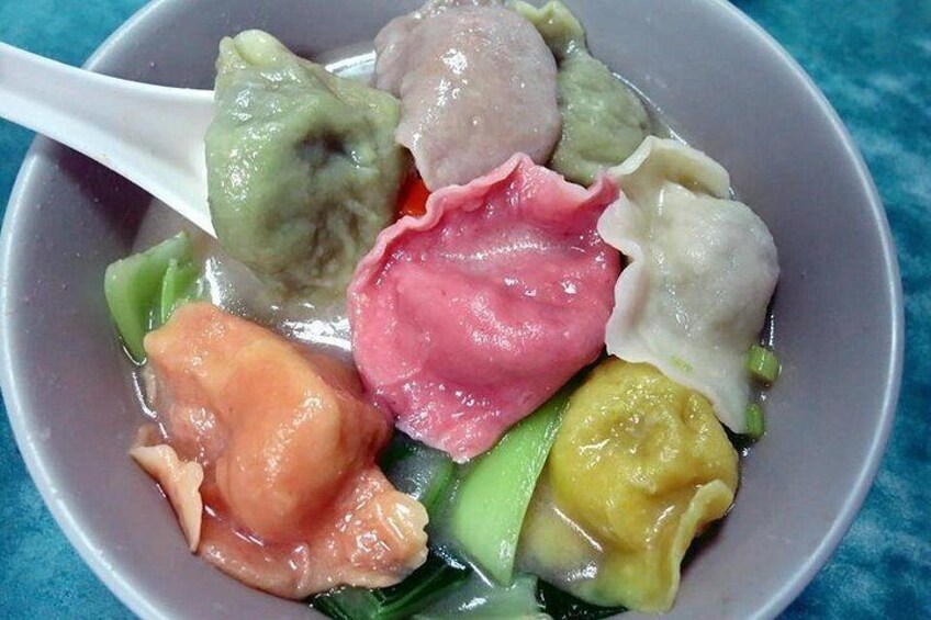 5-color vegetarian dumplings 2