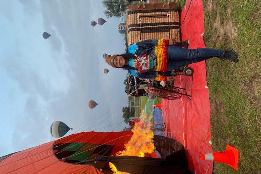 Hot Air Balloon Flight over Teotihuacan with CDMX Transportation 5