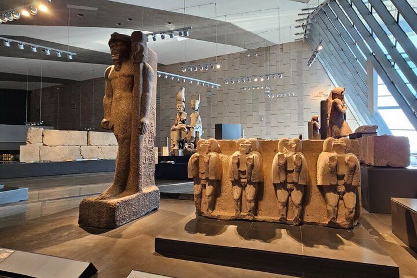 Grand Egyptian Museum, King Tut Gallery, Solar boat & lunch 3