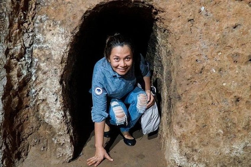 Cu Chi Tunnels Private Tour from Ho Chi Minh City - crawl under ground 2
