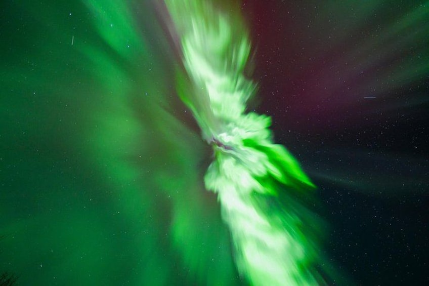 A green aurora borealis. 5