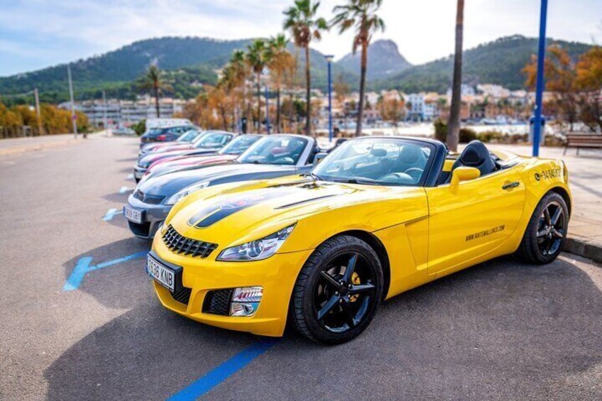 2.5h tour of Mallorca Driving Cabrio GT 300CV Car