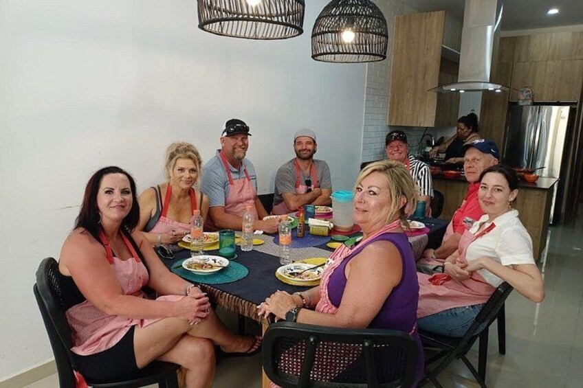 Enjoying our food 4